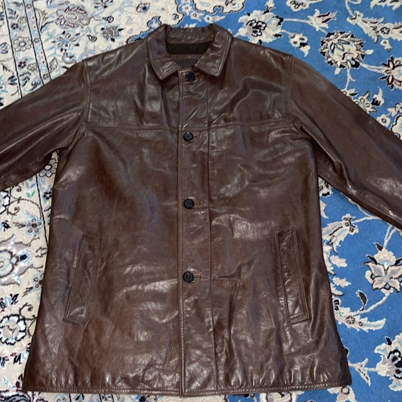 Andrew Marc Men's Leather Jacket - Picture 9 of 14